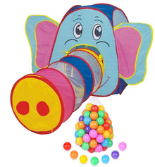 Elephant Tunnel Pop-Up Play Tent with 25 Balls