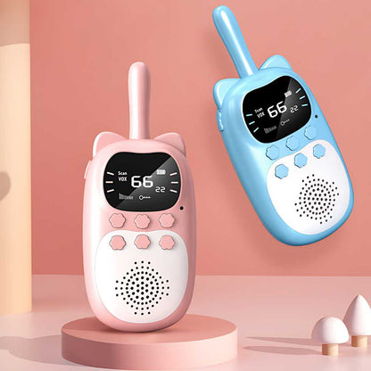 Children Intercom Walkie-Talkie Toy Set with Emergency Light (Pair)