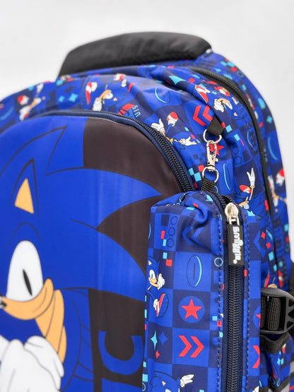 Smiggle Sonic The Hedgehog School Backpack with Pencil Case