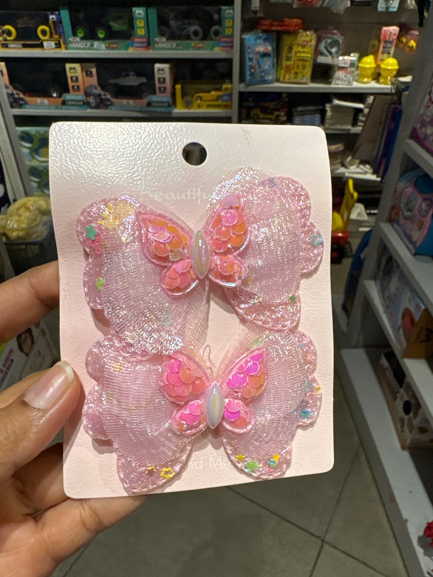 Beautiful Girl Hair Clip Set - Heart, Bow & Butterfly Designs