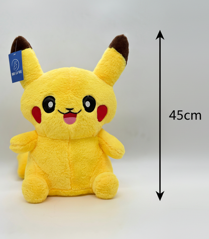 Pikachu Plush Soft Toy – Fluffy Yellow Fur, 45cm