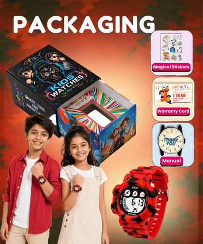 Spiky Spkeva63 Digital Sports Watch for Kids