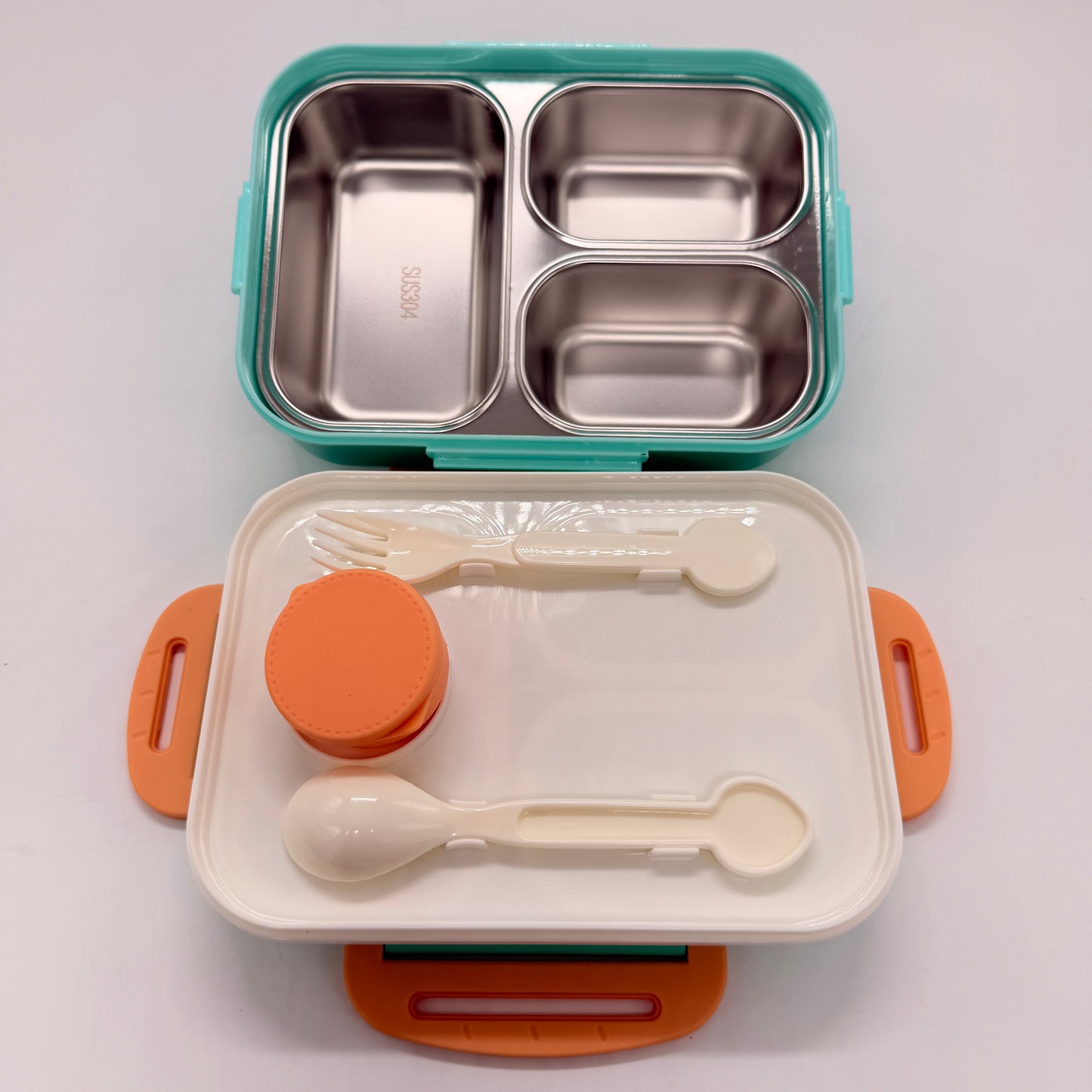 Transparent Steel Lunch Box 600ml