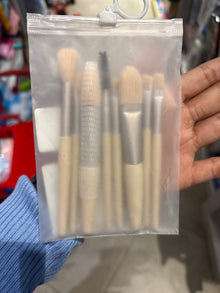 8-Piece Eye Makeup Brush Set with Travel Pouch