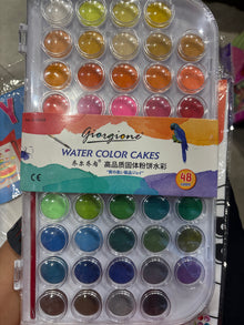 Giorgione 48 Colours Solid Watercolor Cake Set