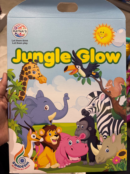 Ratna's Jungle Glow Glow in the Dark Wall Sticker Set
