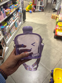 Smiley Emoji Transparent Cup Bottle 380ml