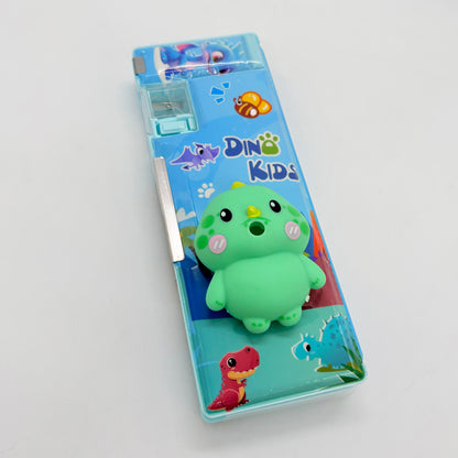 Cat and Dino Magnetic Compass Box