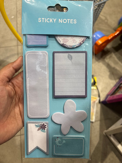 12 Pcs Shaped Sticky Notes Pack