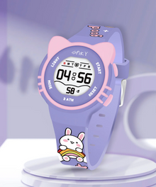 Spiky Spkeva17 Round Cat Shaped Digital Watch