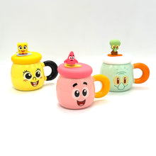 SpongeBob SquarePants Ceramic Mug with Character Topper and Straw