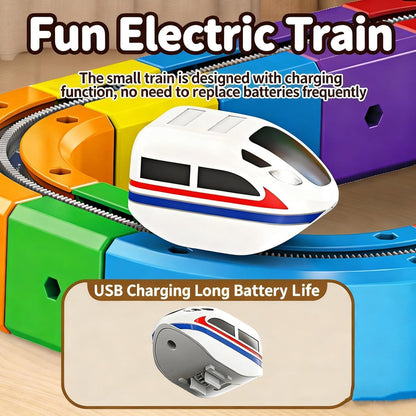 DIY Magnetic Levitation Train Track  Building Set, 32 Pcs