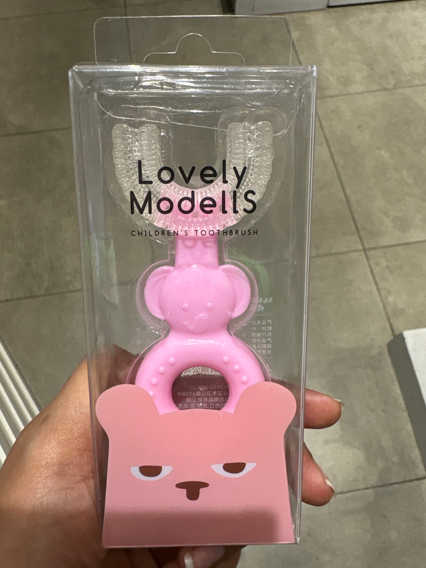 Elephant Teether Brush for Infants and Baby