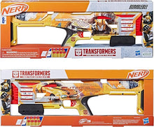 Nerf Transformers Bumblebee Dart Blaster, 8 Nerf Elite Darts, 8Y+