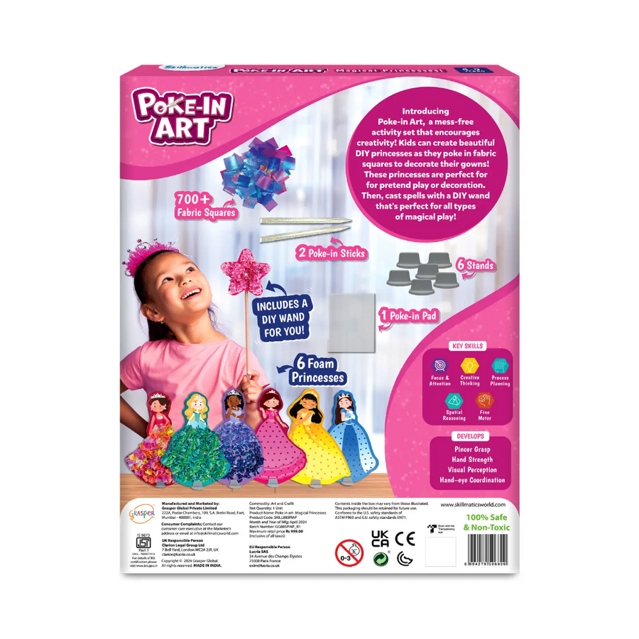 Skillmatics Poke-In Art Magical Princesses