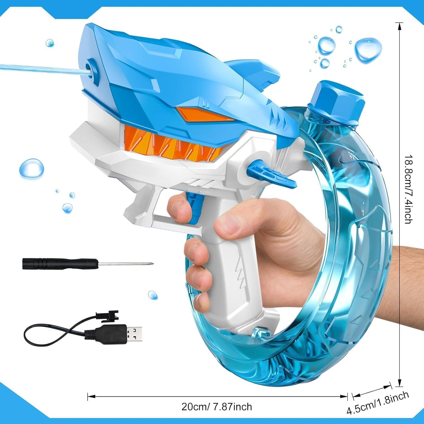 Shark Shape Electric Water Gun