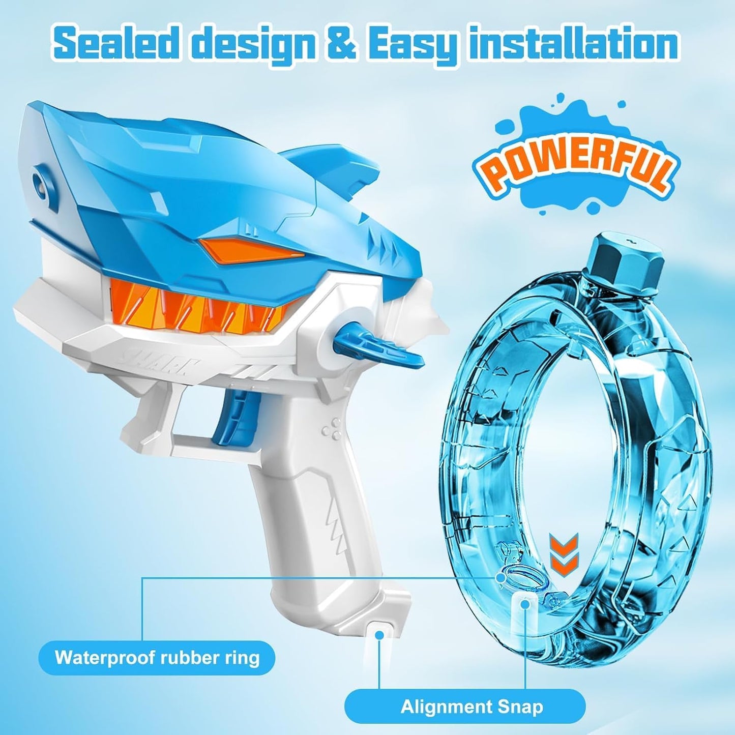 Shark Shape Electric Water Gun
