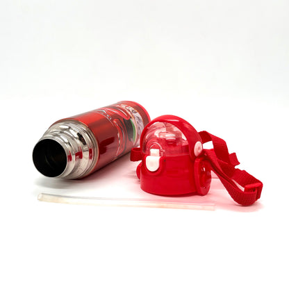 Marvel and Disney Characters Insulated Water Bottle with Straw 500ml