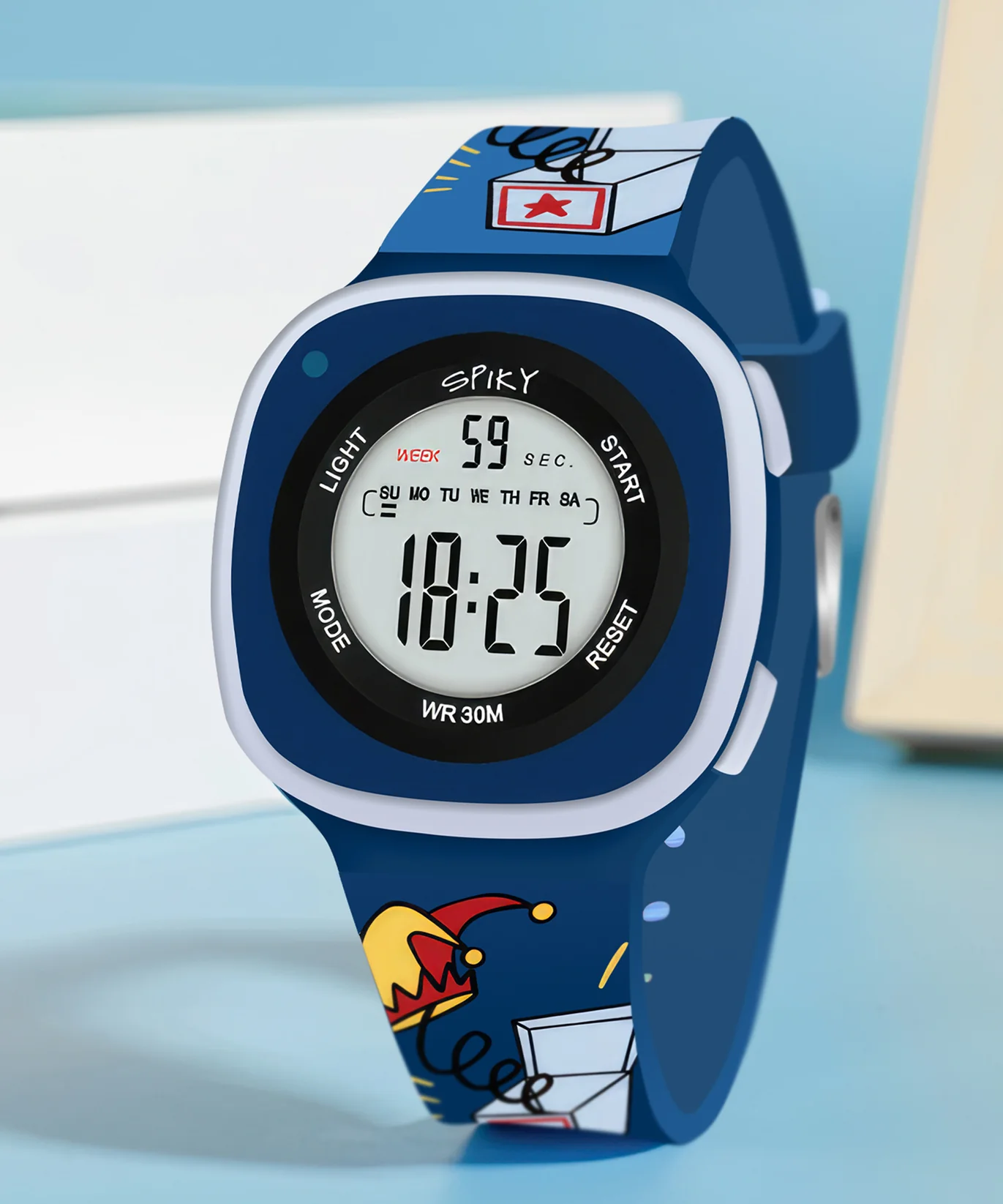 Spiky Spkeva15 Square Digital Watch for Kids