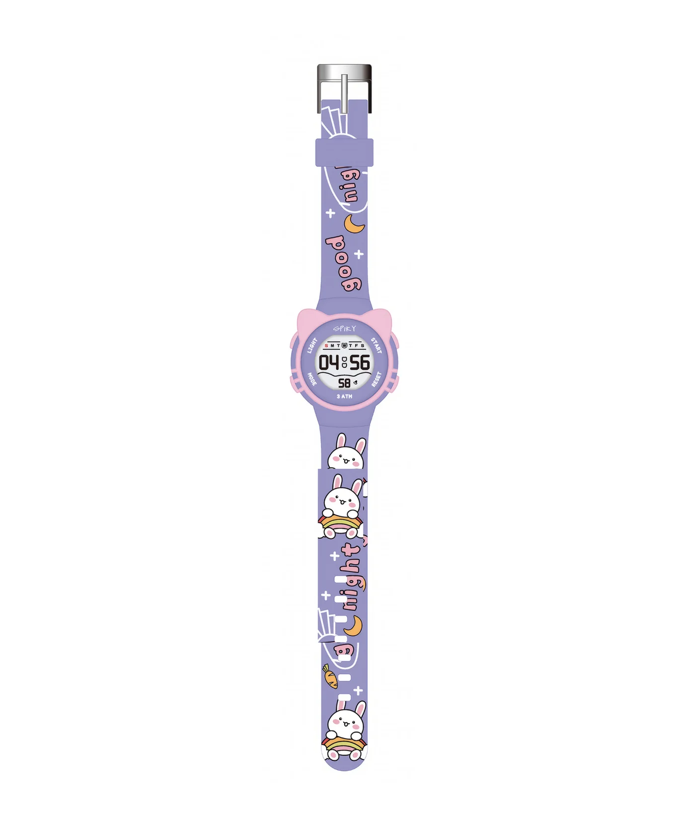 Spiky Spkeva17 Round Cat Shaped Digital Watch