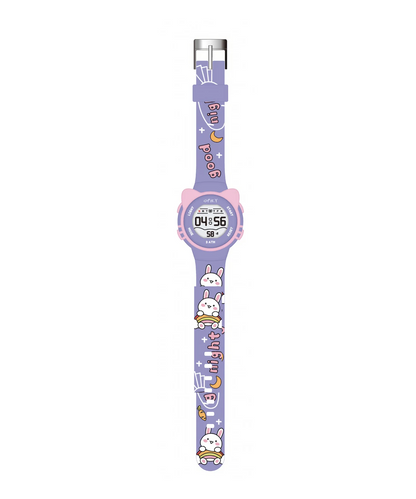 Spiky Spkeva17 Round Cat Shaped Digital Watch