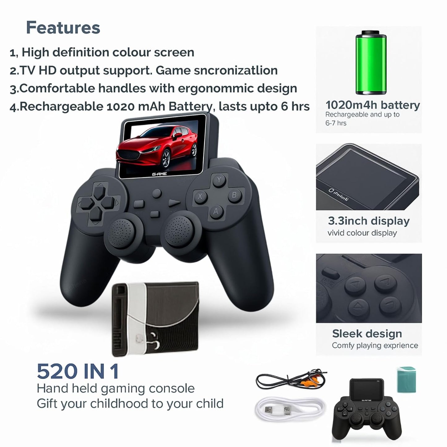 Controller S10 Gamepad Digital Game Player