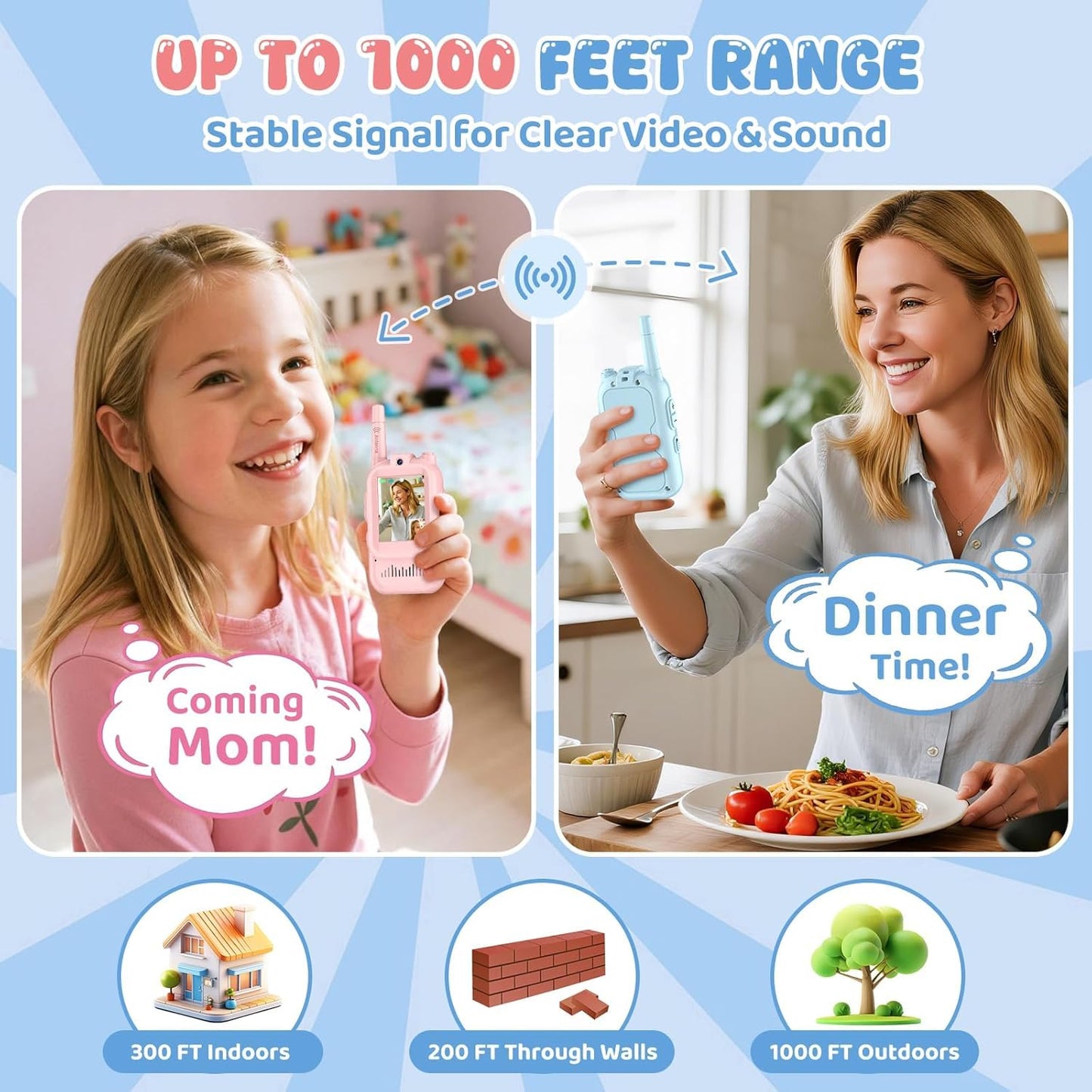 Video Walkie Talkie Toy Set