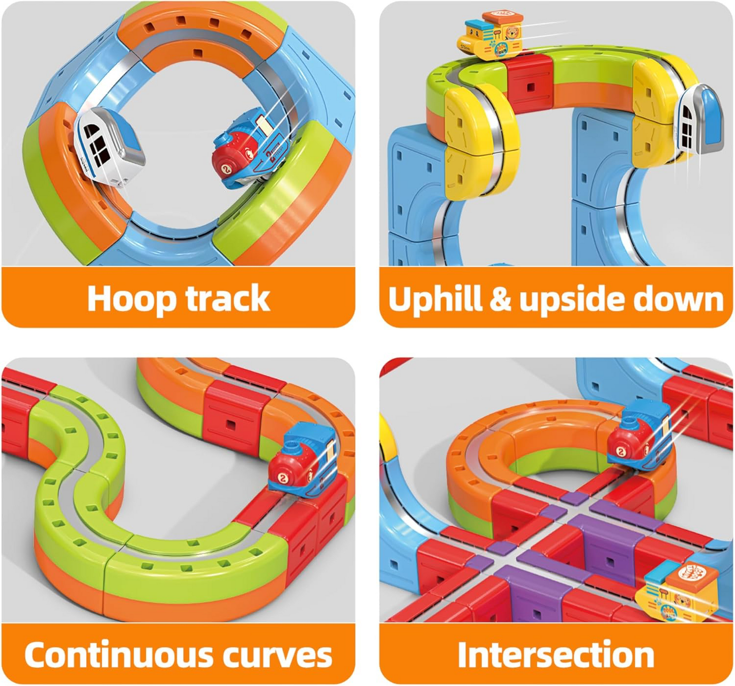 DIY Magnetic Levitation Train Track  Building Set, 141 Pcs