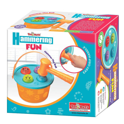 Toymate Hammering Fun – Ball Hammer Activity Toy with Animal Balls Ages 18–36 Months