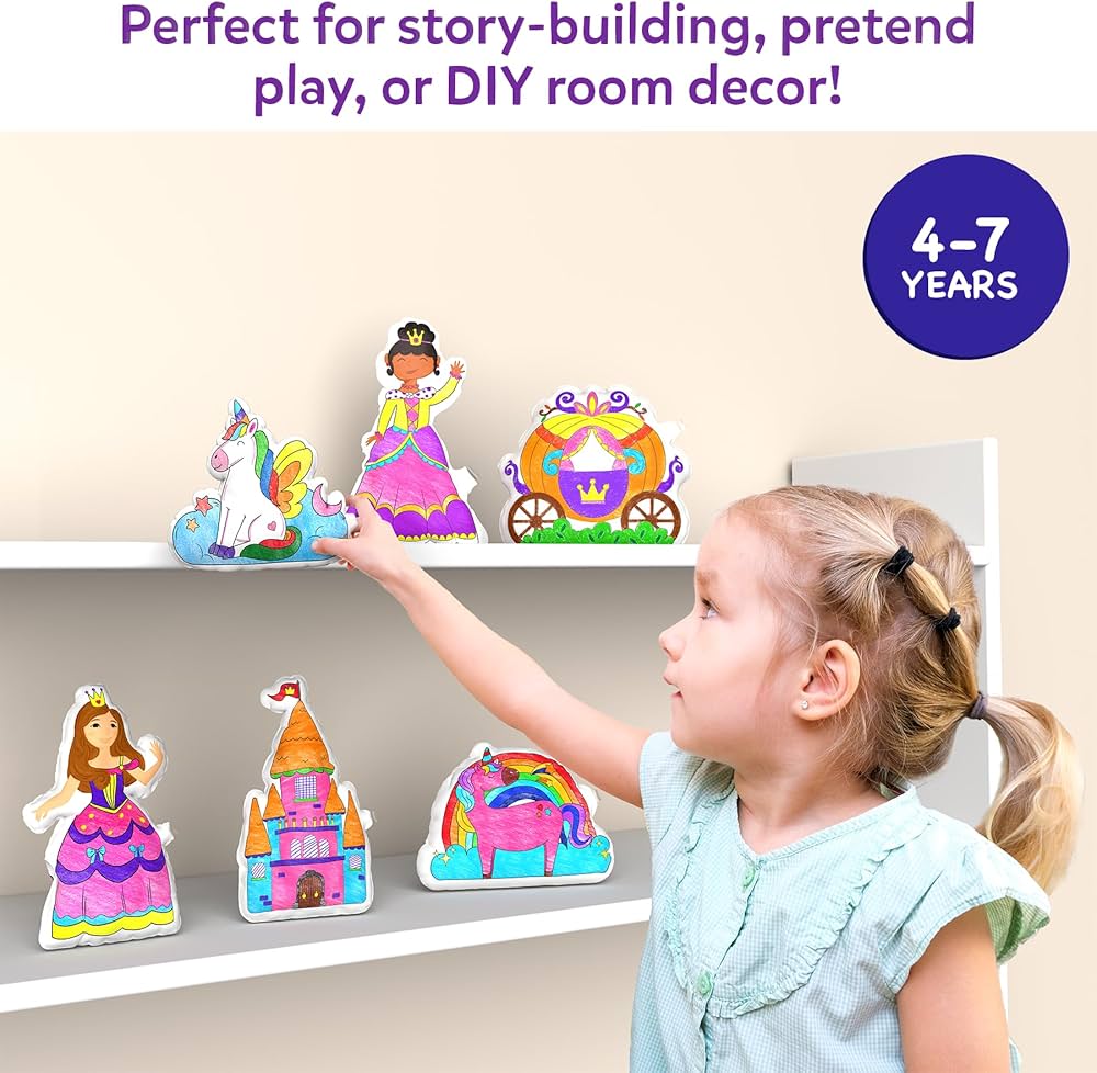 Skillmatics Inflatable Art Unicorn And Princesses