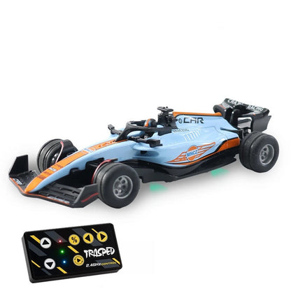 Mini RC Formula Race Car with 2.4GHz Remote Control 1:64 Scale