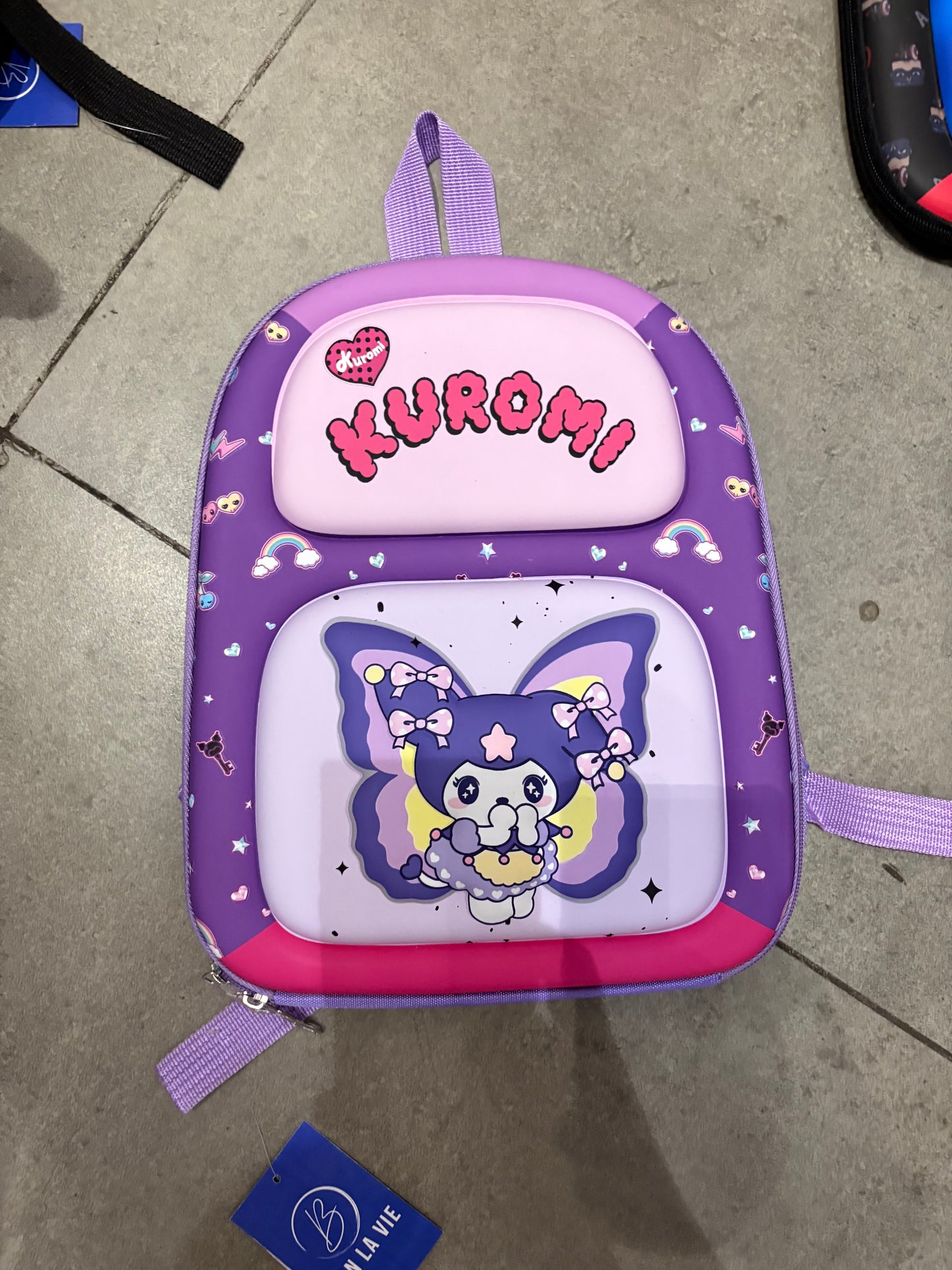 Marvel, Kuromi and Mario School Bag for Kids - Small