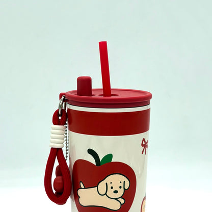 Cute Printed Insulated Sipper Tumbler -710ml