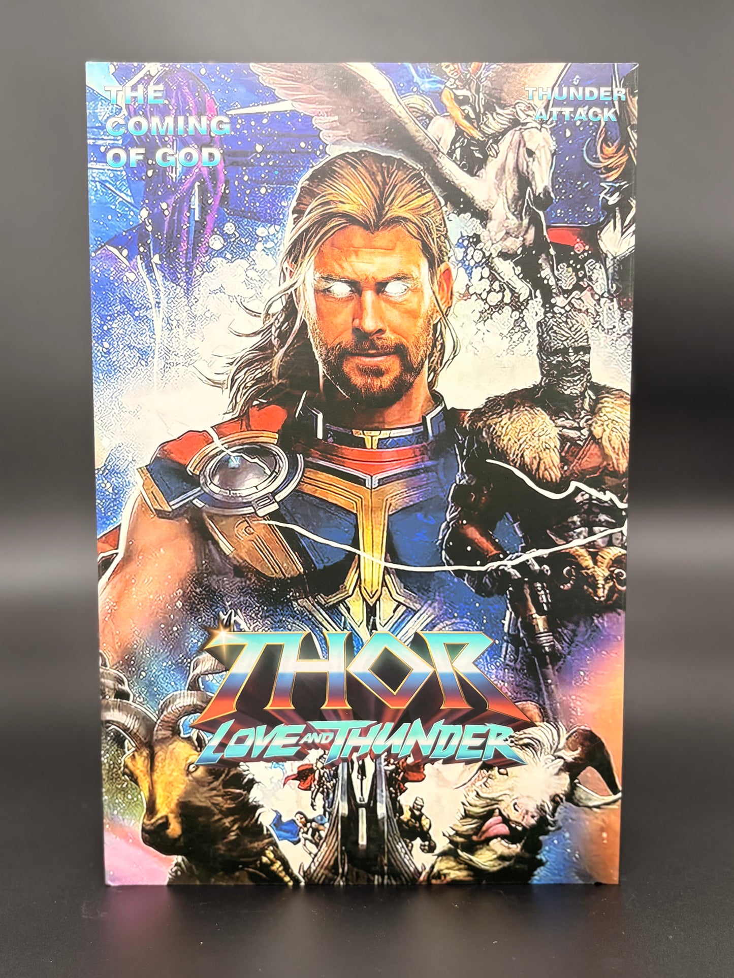 Thor Love and Thunder Action Figure with Fabric Cape and Stormbreaker Axe