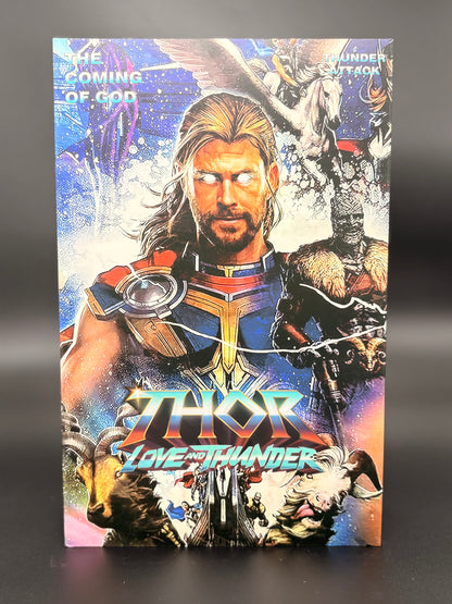 Thor Love and Thunder Action Figure with Fabric Cape and Stormbreaker Axe