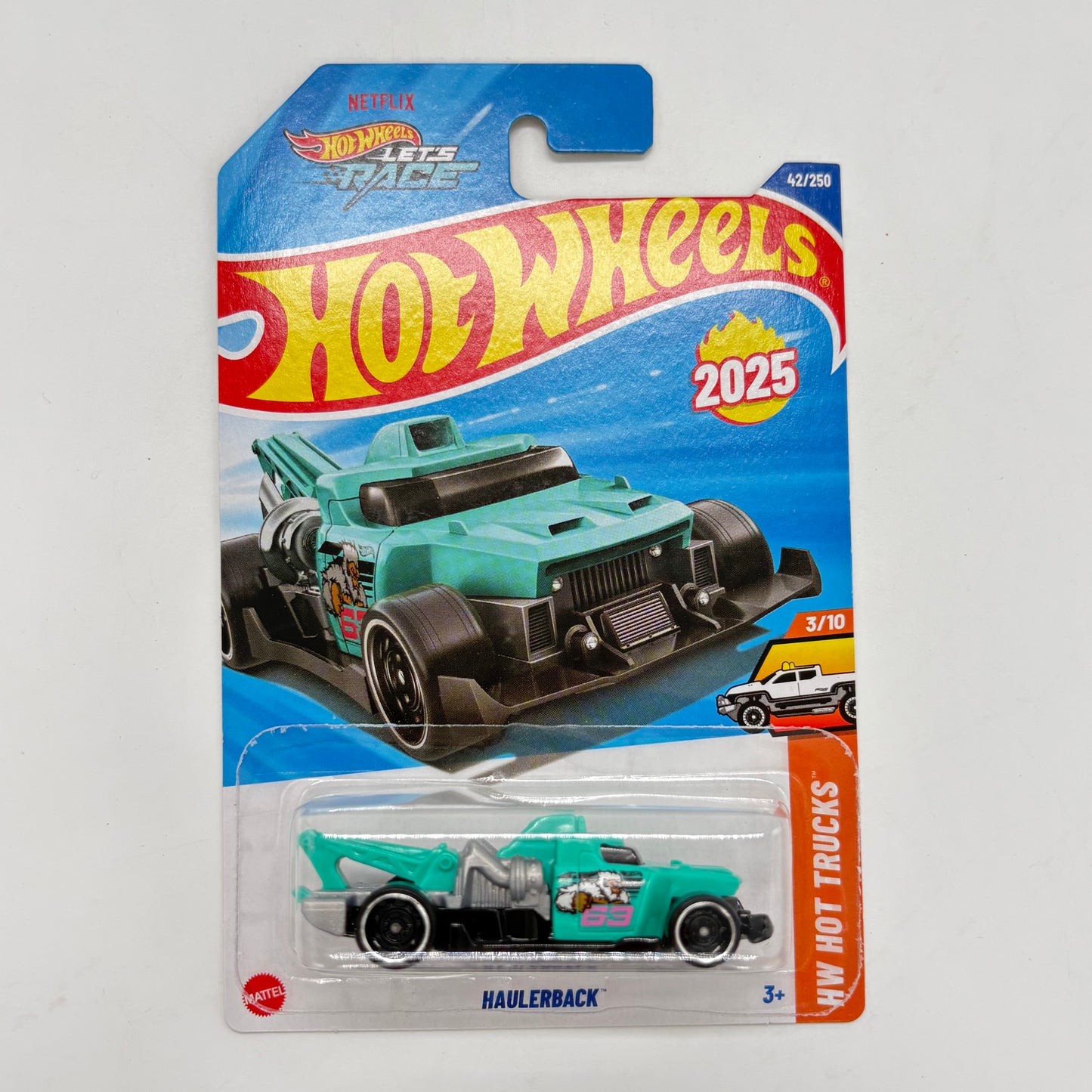 Hot Wheels 1:64 Die-Cast Set of 4 - Ferrari SF90 Stradale, Hako Type D, Haulerback, Hot Wheengs