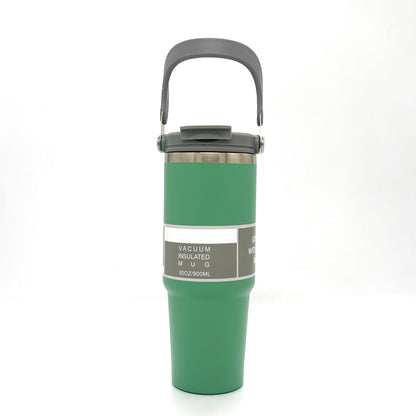 Vacuum Insulated Steel Tumbler with Handle 900ml