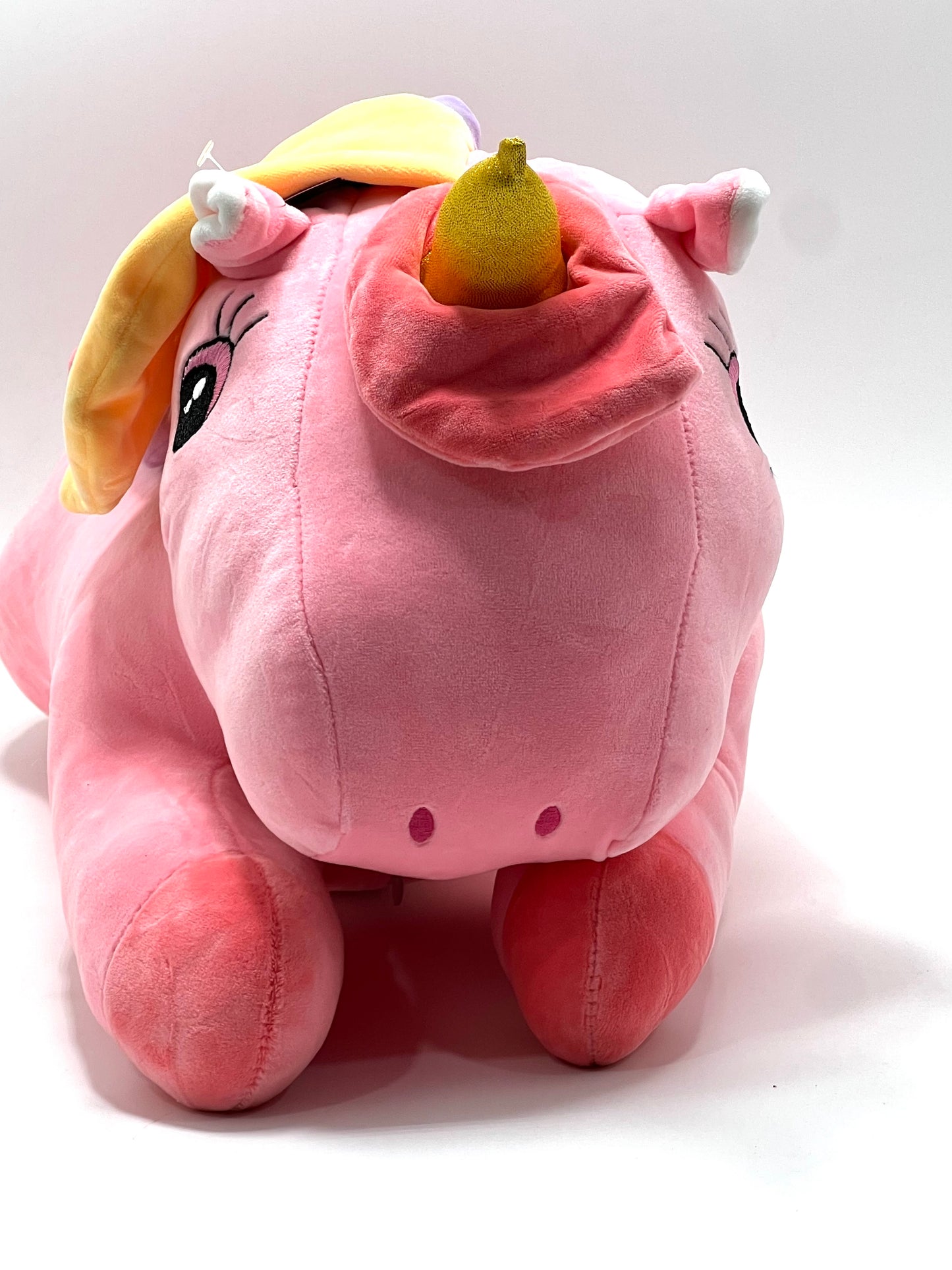 Lying Unicorn with Blanket Soft Toy