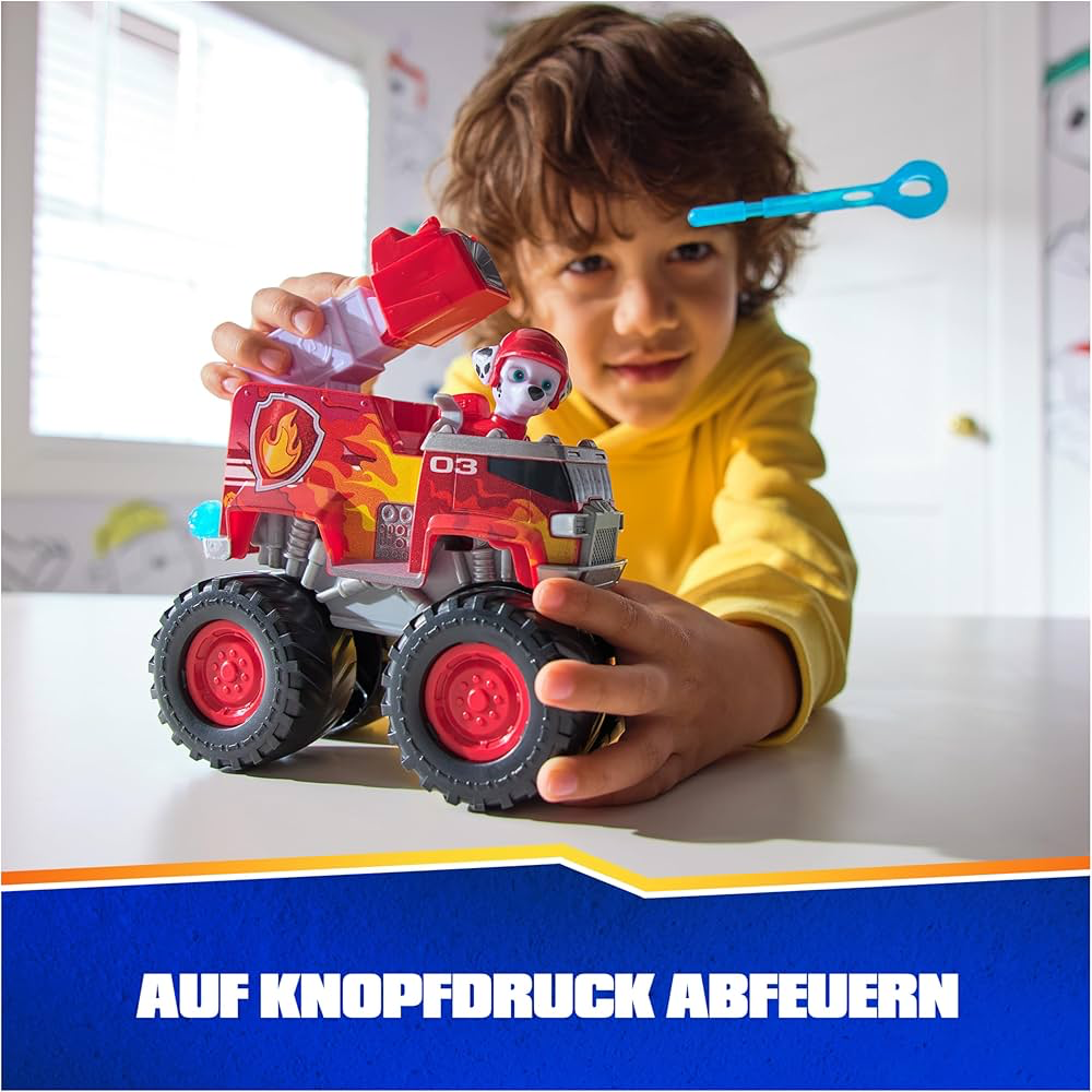 Funskool Paw Patrol Marshall Rescue Wheels Fire Truck