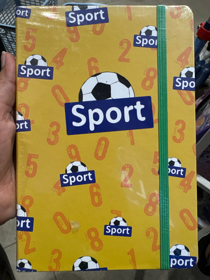 Sport Football Theme Hardcover Notebook