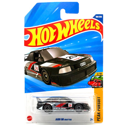 Hot Wheels Basic Mainline Car Audi 90 Quattro gray
