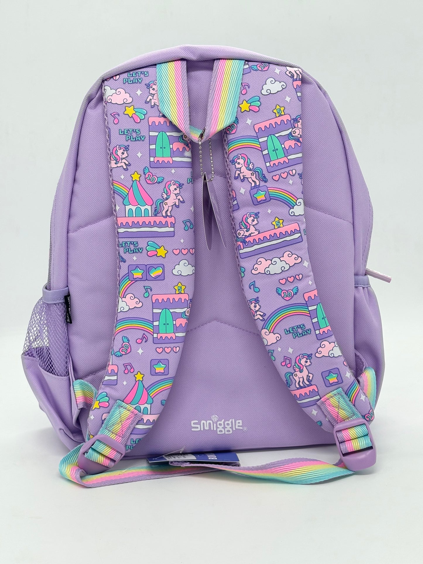 Smiggle Purple Unicorn Junior School Bag