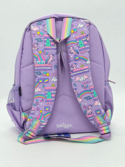 Smiggle Purple Unicorn Junior School Bag