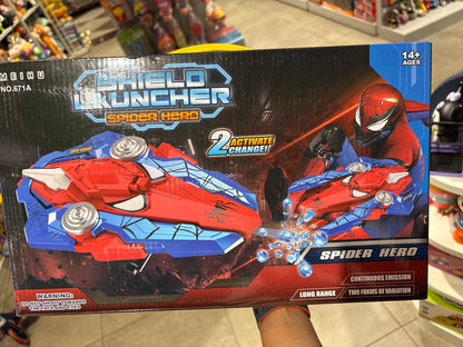 Shield Launcher Spiderman with Water Bullet