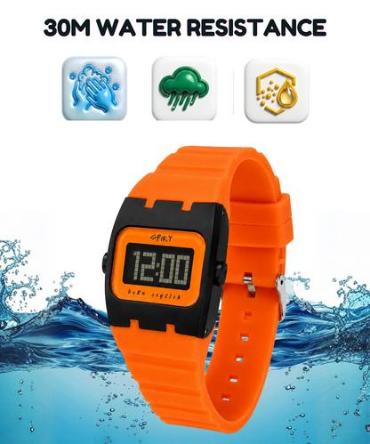 Spiky Spkeva61 Rectangle Digital Sports Watch for Kids