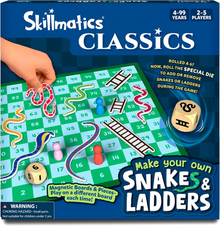 Skillmatics Classics Make Your Own Magnetic Snakes and Ladders