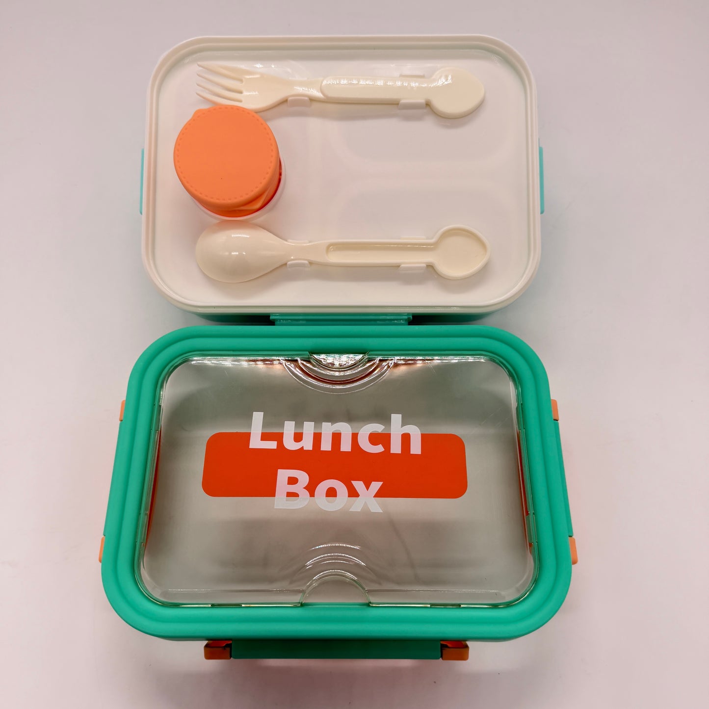 Transparent Steel Lunch Box 600ml