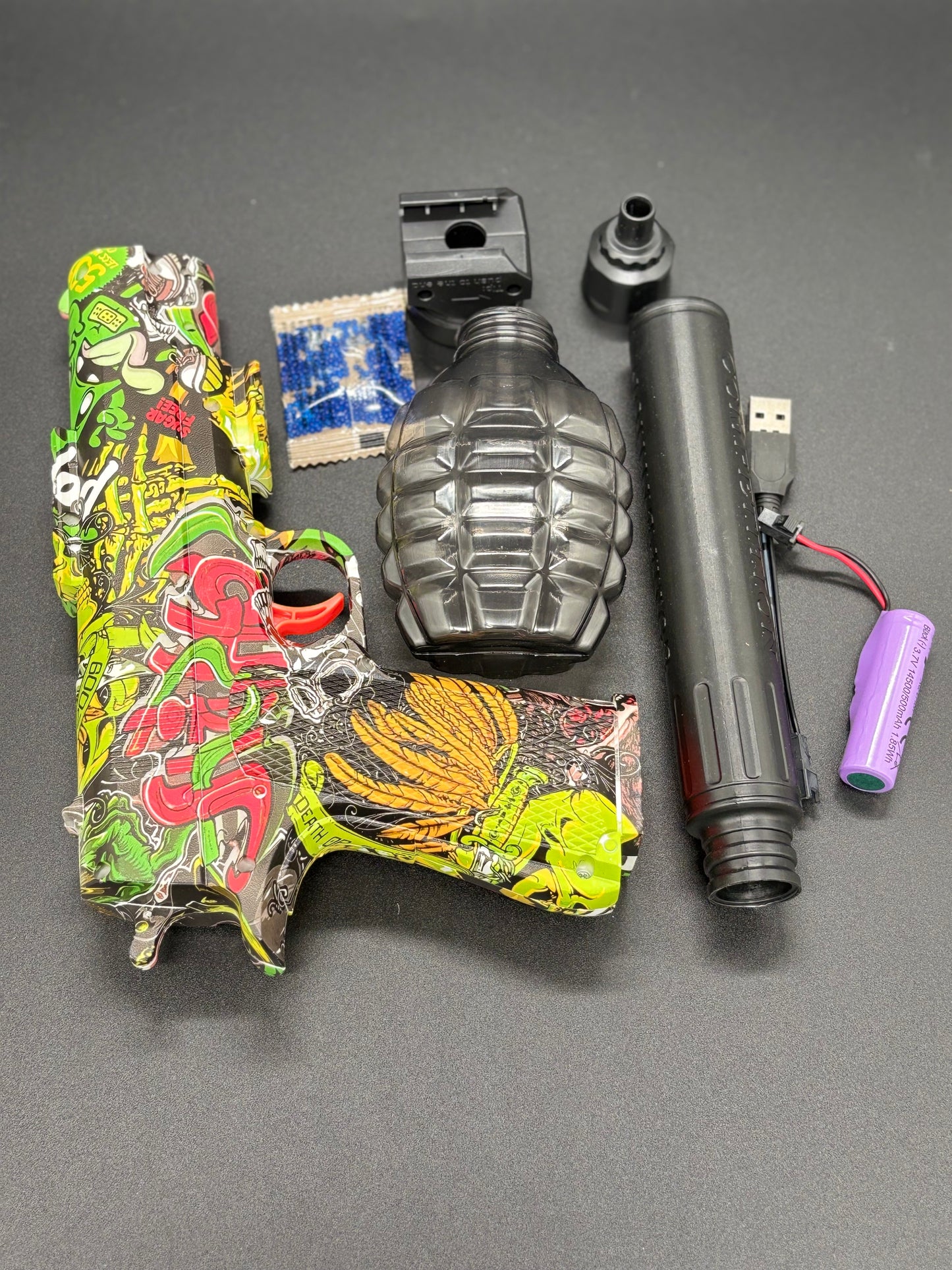 Electric Water Gun with Crystal/Gel Bullets