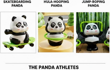 Panda Athletes Activity Toy Set of 3