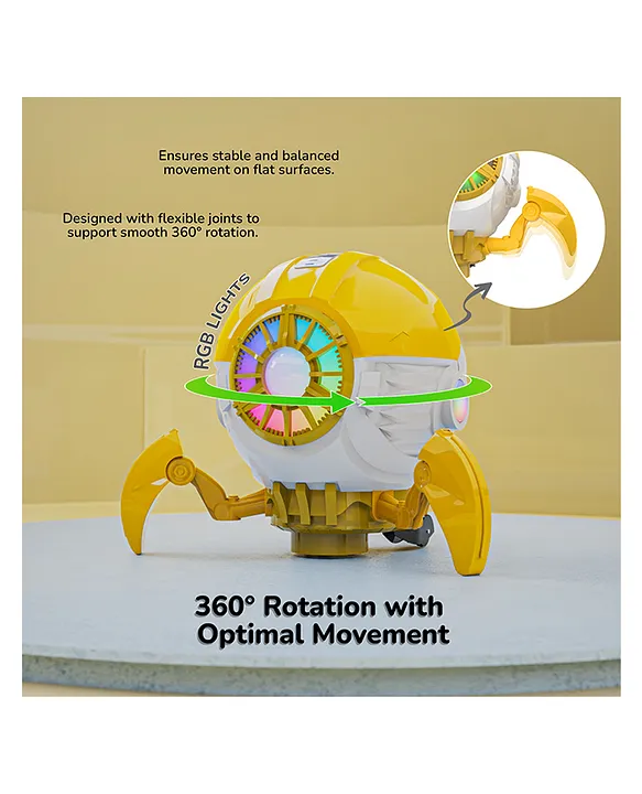 Mirana Space Octopus Bump 'N Go Musical Toy